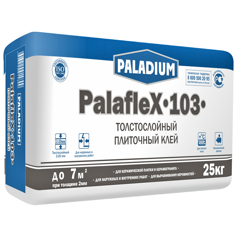 Paladium. Плиточный клей PALAFLEХ-103, 25 кг. Клей плит Palladium PALAFLEX-102. Palladium клей для плитки.